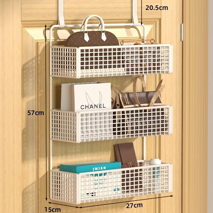 Wall-Mounted Entryway Storage Rack for Bedroom Doors