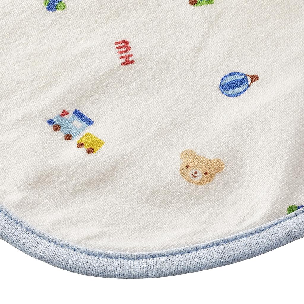 Nursing Bib Set of For Water Made In For Baby Baby Blue [Miki House] Set, Bib, 2, Bibs, Bibs, Breastfeeding, Weaning, Repellent, Japan, Boys, Girls,
