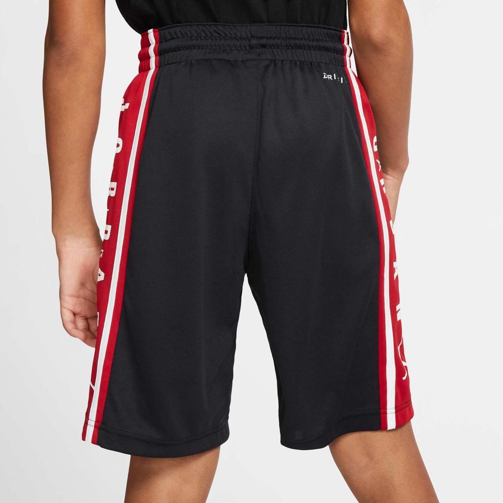 Jordan Kids Logo Retro Sports Letter Print Loose Shorts Kids Bottoms Black CV5973-010