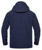 KEFITEVD Winter Mountain Softshell Cold Weather Hooded Jumper with Size 2XL Men's Jacket, Parka, Hiking, Trekking, Pockets, Navy,