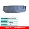 Toyota BR-V 2023-2025 Trunk Mats: Durable, Waterproof, Eco-friendly TPE for Interior Upgrade