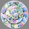 50 Hydrangea Graffiti Stickers Personalized Small Fresh Flowers and Plants Decoration Mobile Phone Computer Water Cup Stickers