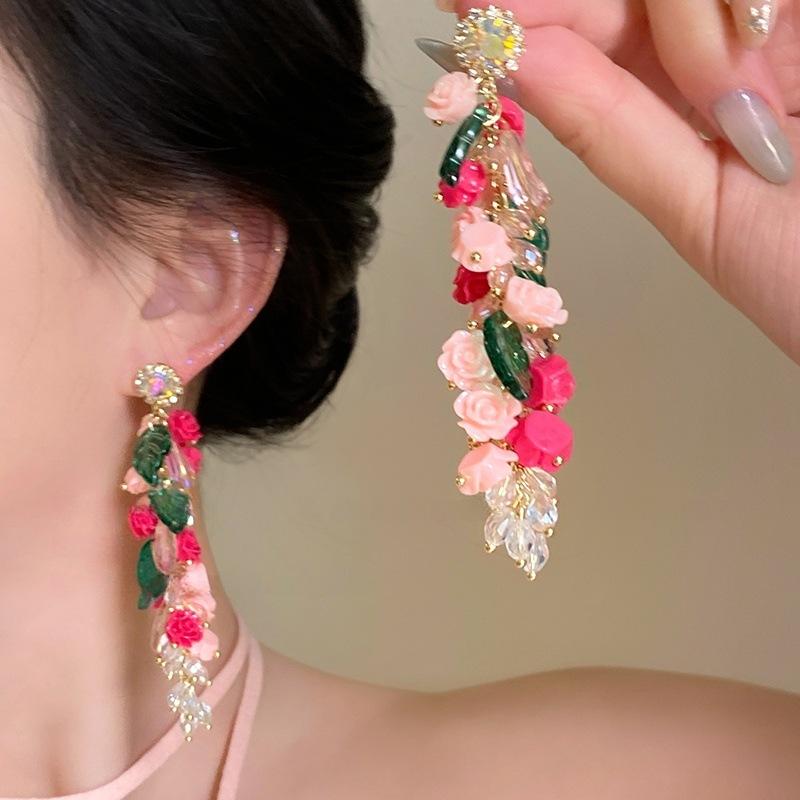 Summer Colorful Unique Dopamine Design Drop Dangle Earrings For Women Fashion Jewelry Accessories