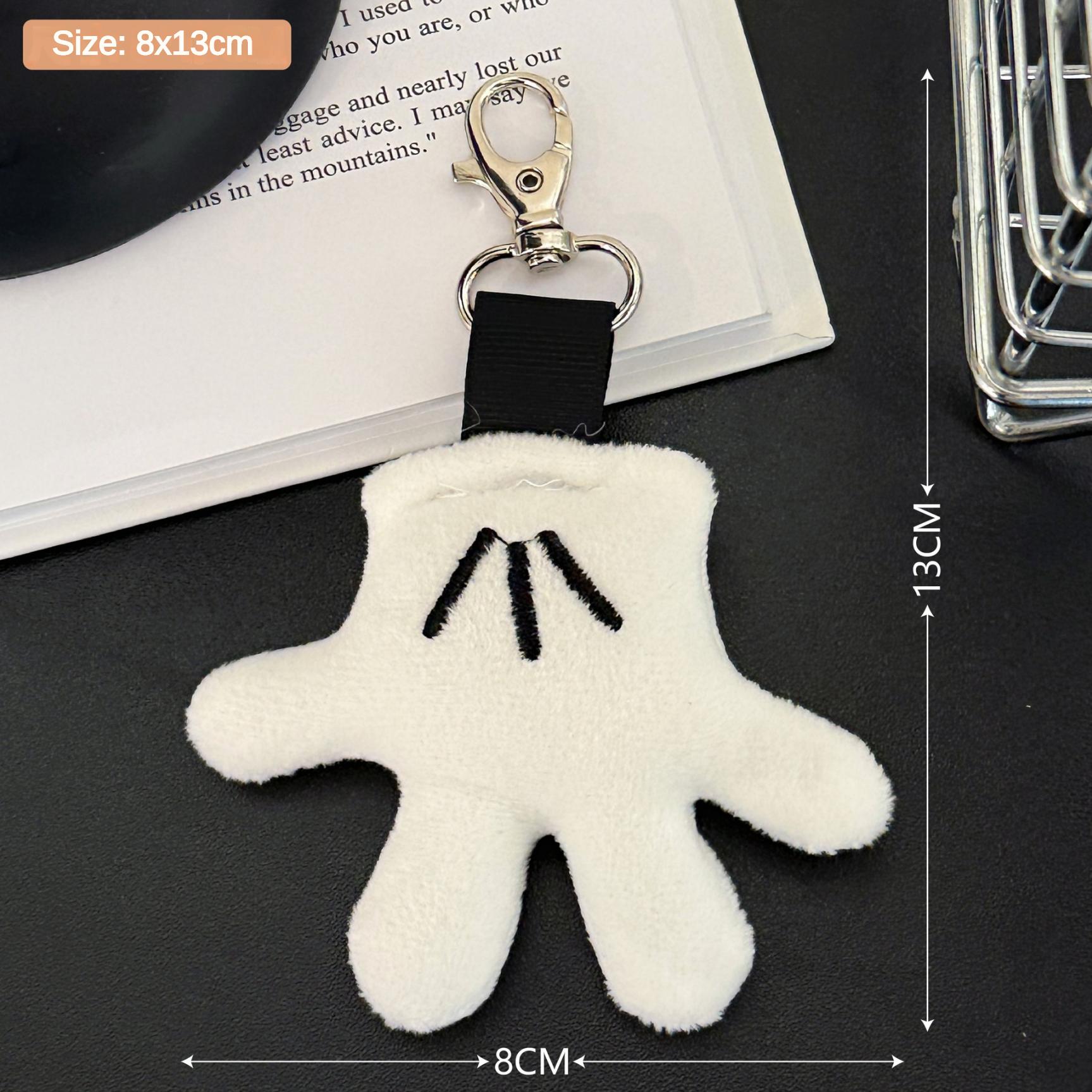 

1/2 Pcs Creative And Wonderful Plush Glove Pendant Cute Keychain Bag Decoration Pendant