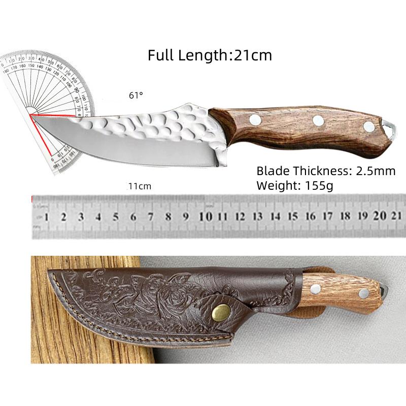 5Cr Stainless Steel Boning Knife Kitchen Meat Vegetable Camping Fishing Barbecue Cutter Peeling Chef Knife