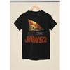 Jaws 2 Sunset Shark Fin Graphic T-Shirt - FREESHIPS