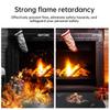 Fireproof Hearth Rug Flame Resistant Fireplace Rug Mat Half Round Floor Protective Rug Fiberglass Fireproof Wooden Stove Mat