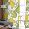 Fruit Lemon Flower Tulle Curtains For Living Room Sheer Curtain For Bedroom Kitchen Blinds Voile Curtains