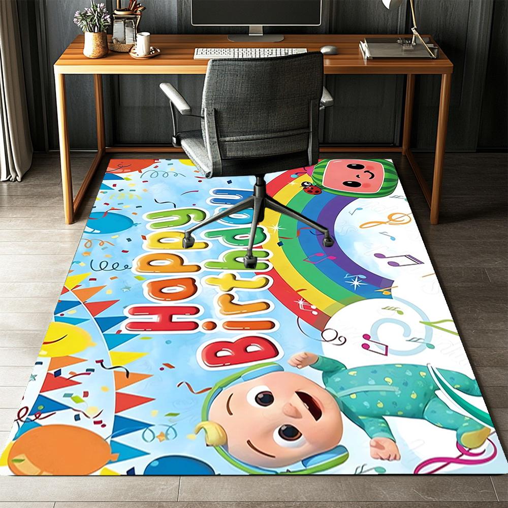 CoComelon Printed Carpet,Rug,for Office Chair Living Room Bedroom Kitchen Room Decor Gifts.