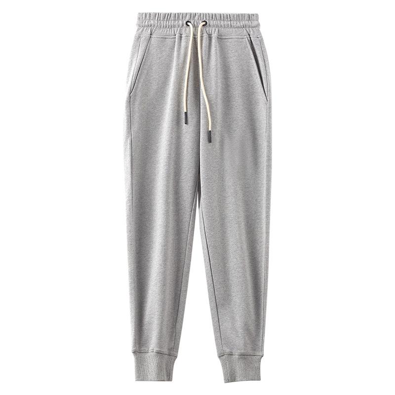 360G Heavy Men's Hoodies Beige Retro Tones Men's Casual Pants