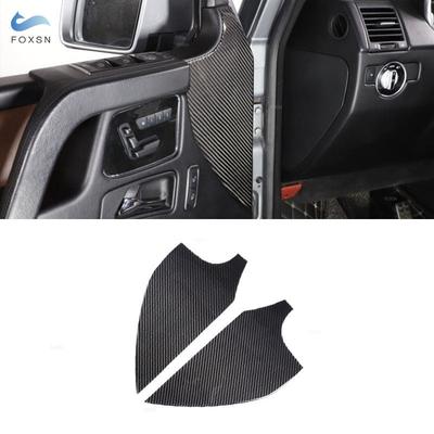 Carbon Fiber Car Inner Door Panel Anti-Collision Guard Cover Trim For Mercedes Benz G Class W463 2013 2014 2015 2016 2017 2018