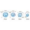5 Pieces/set Fishing Float Transparent Bead Hollow Bubble Surface Float Casting ABS Plastic Outdoor Fishing Accessories