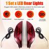 Car LED Rear Bumper Light For Accent Verna Solaris Brio 2008-2015 Tail Reflector Brake Fog Lamp Turn Signal