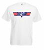 Unisex White Top Dad Pilot Wings Logo Airforce Movie Spoof 100% Cotton T-shirt Mens Tees Top