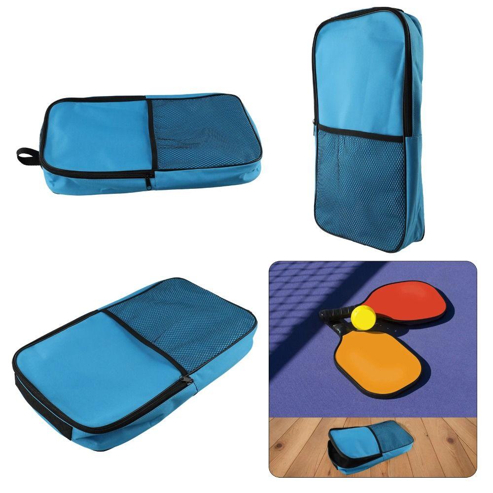 Zipper Closure Pickleball Paddle Bag Large Capacity Pickleball Racket Bag  Home Fitness