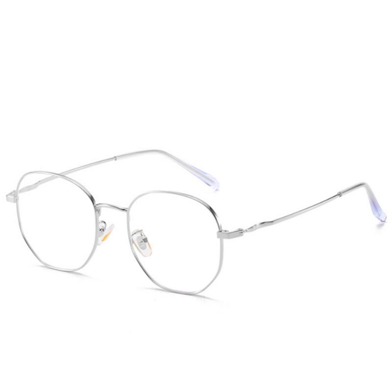 

Women Myopia Glasses Men Metal Polygon Spectacle Frames For Sight 0 -0.50 -1.00 -1.50 To -6.00 0