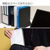 KOKUYO File Card Holder Novita Capacity 360 Model Slim, 60-sheet (holds Sheets), Transparent, Mei-N236T