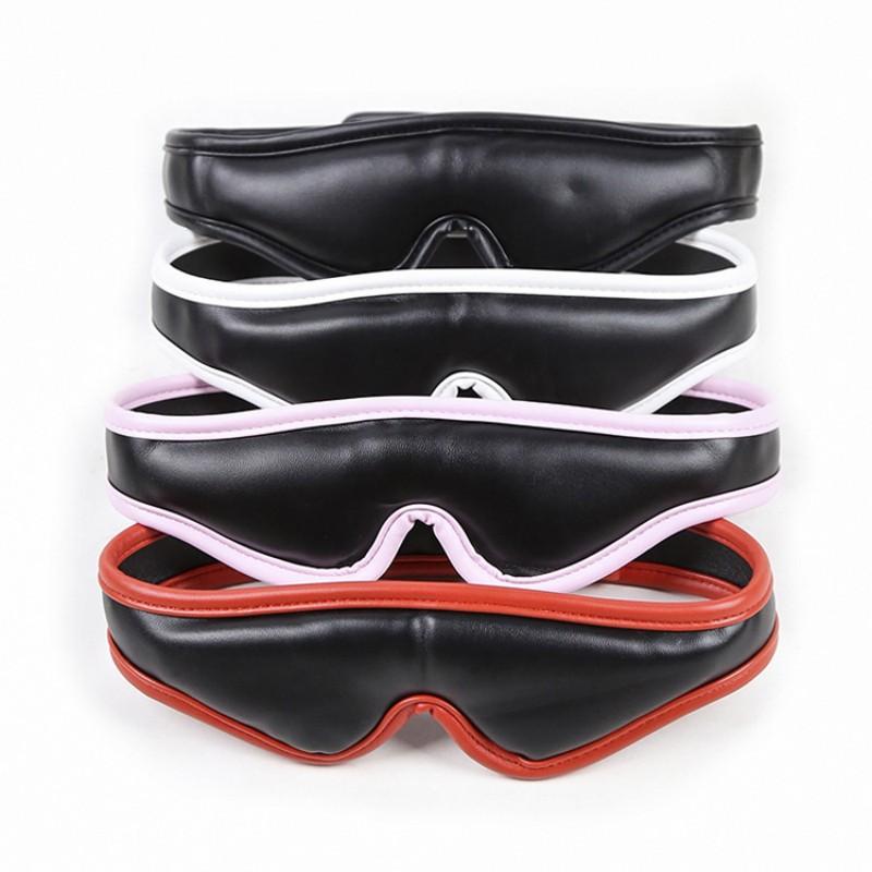 Black Sponge Eye Mask Foreign Trade Hot Sex Game Props Black Red Sleep Mask Adult Supplies Sex Toys for Man Woman Sex