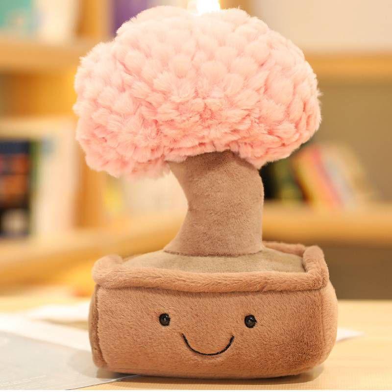 Adorable 28cm Bonsai Tree Plush Toy For Home Decoration