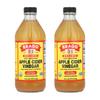 IHerb Ungefilterter Apfelessig mit Mutter, 473ml (16 fl oz), 2 Stück