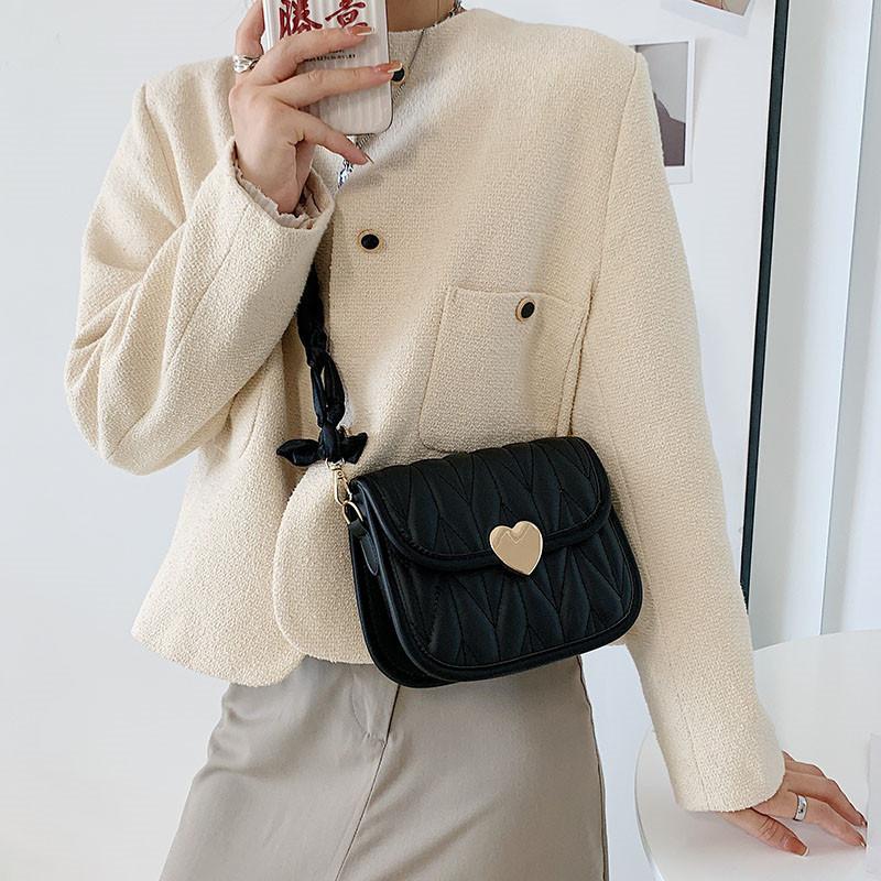 Chic Minimalist Women's Crossbody Bag Stylish Fashionable Saddle Bag For Summer 2021