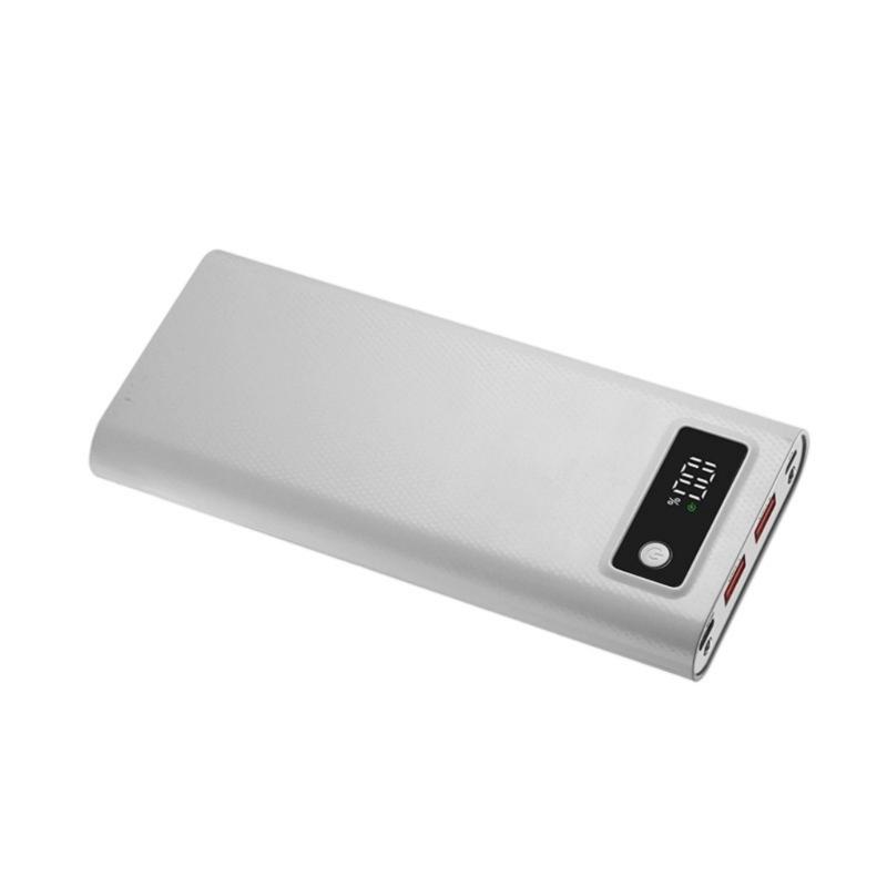 Carga Rápida Estuche para Power Banks de 8 Celdas 18650 Carcasa Universal para Power Banks 18650 Fácil de Transportar para Configuraciones de 8 Baterías 18650
