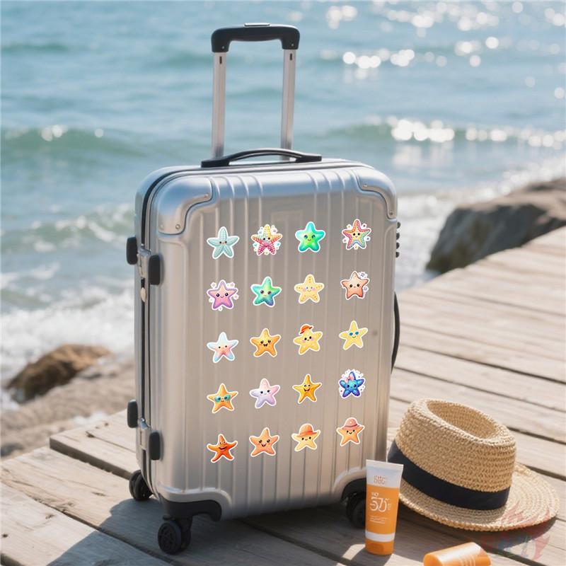 50Pcs/Set Starfish Emoji Series 01 Stickers DIY Fashion Waterproof Doodle Decals Stickers