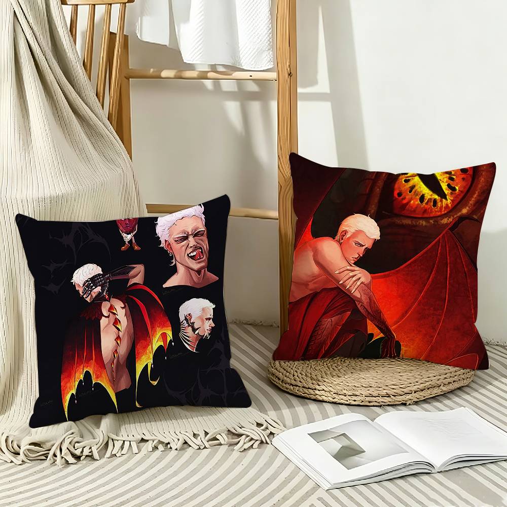 COOL AAerion TTargaryen BBrightflame Pillow Case Pattern Printed Pillowcase For Living Room Sofa Cushion Cover