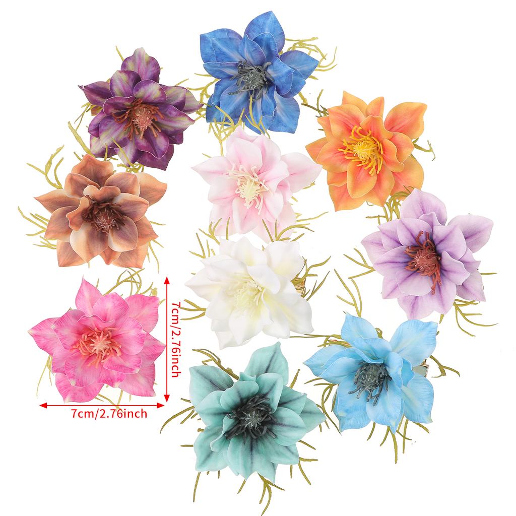 AWAYTR Artificial Beauty Peony Duckbill Hairpin Floral Hair Clips Valentine Headwear Girl Hair Accessories Festival Gift