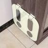Wall-Mounted Scale Storage Rack - No-Trace Adhesive Bracket, Space-Saving Holder For Bathroom & Gym Scales