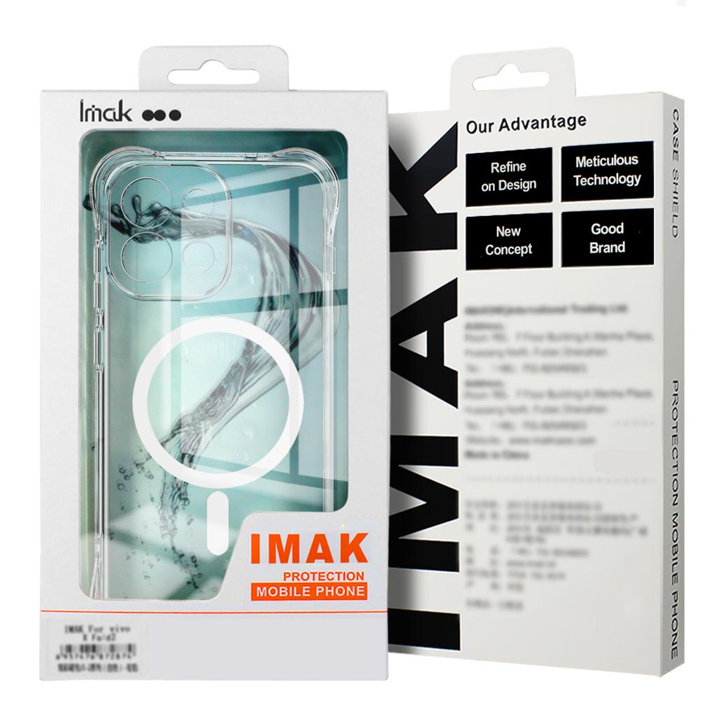 For HMD Skyline 5G Phone Case IMAK Shock-resistant Soft Magnetic Case