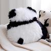 Cuddly Panda Pillow Case for Bedroom or Living Room Comfortable Sofa Pillowcase Removable Washable Cushion Cover