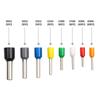 400Pcs Insulated Wire Connectors Set Crimp Terminal Caps Cold Press Electrical E0508 7508 1008 1510 2512 4012 for Safe Splicing