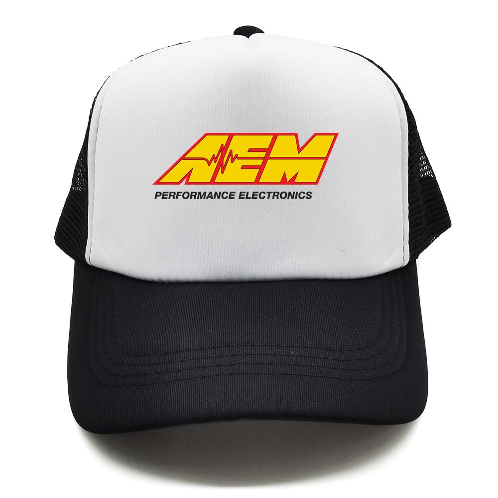 Aem Performance Electronics Trucker Cap Men Aem Hat Baseball Cap Unisex Outdoor Mesh Net Caps MZ-619
