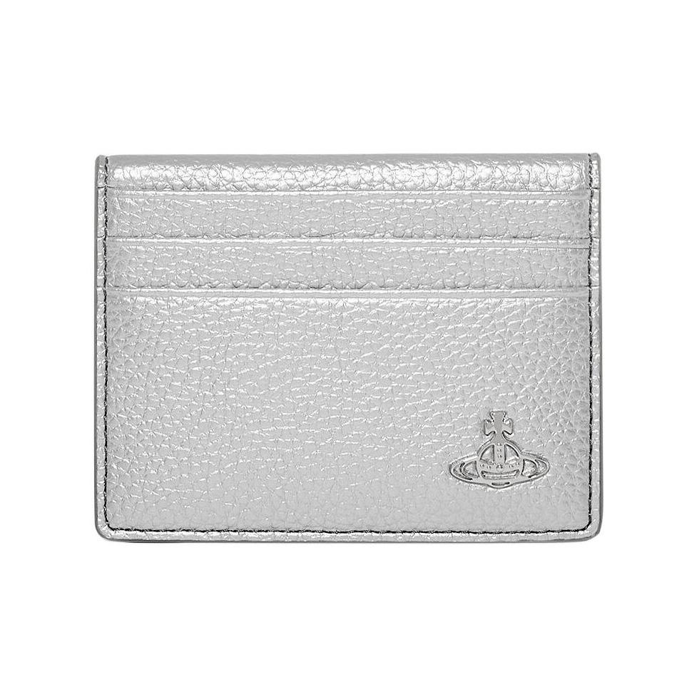 

Vivienne Westwood Saturn Logo Design PU Card Holder Men Accessories Silver 5402000EM-S000D-SILVER Basic Set (Bag)