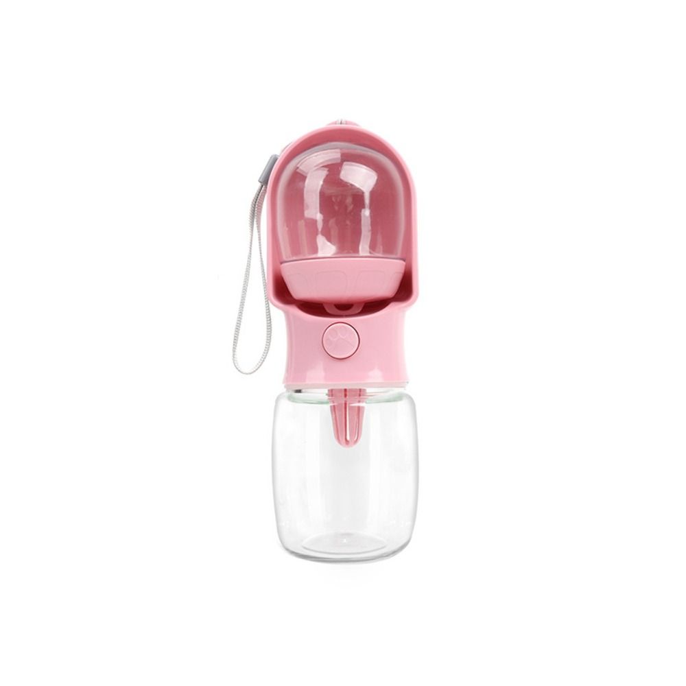 

With Food Dispenser Pet Water Cup Bottle 2-in-1 Pet Food Storage Container Dog Feeder Bowl Puppy S розовый