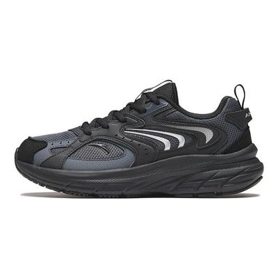 AT956 Casual Comfortable Shock Absorbing Non-Slip Wear-Resistant Low-Top Retro Running Shoes Women Sneakers Black 922345599-4