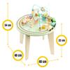 Wooden Educational Table for Children, Table, Train, Activity, Fun