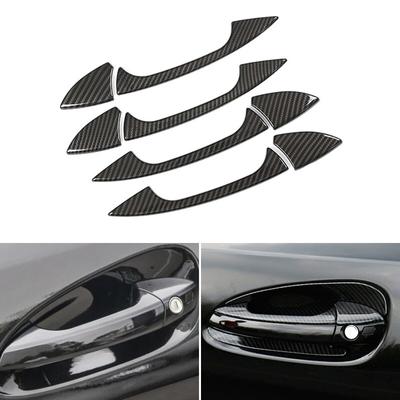 Carbon Fiber Texture Car Outer Door Handle /Bowl Cover Trim For Mercedes Benz C E GLK ML CLA Class W166 W117 X204 W204 W212 W246