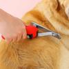 Practical Steel Comb Pet Grooming Rake Long Tooth Anti-Slip Handle Dog Rake Comb Cat Dematting Brush for Cats Dogs
