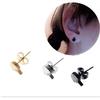 Punk Cool Stainless Steel Ear Jewelry Studs Earring Women Man Cute Small Finger Hand Studs Earrings