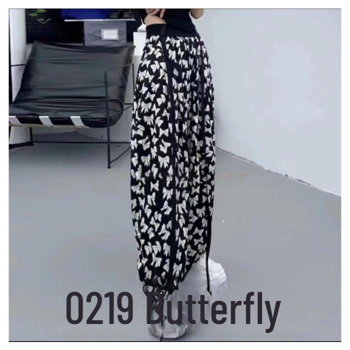 

Широкі штани Summer Ice Silk: Модний повсякденний одяг у китайському стилі з індивідуальним принтом Extra Large