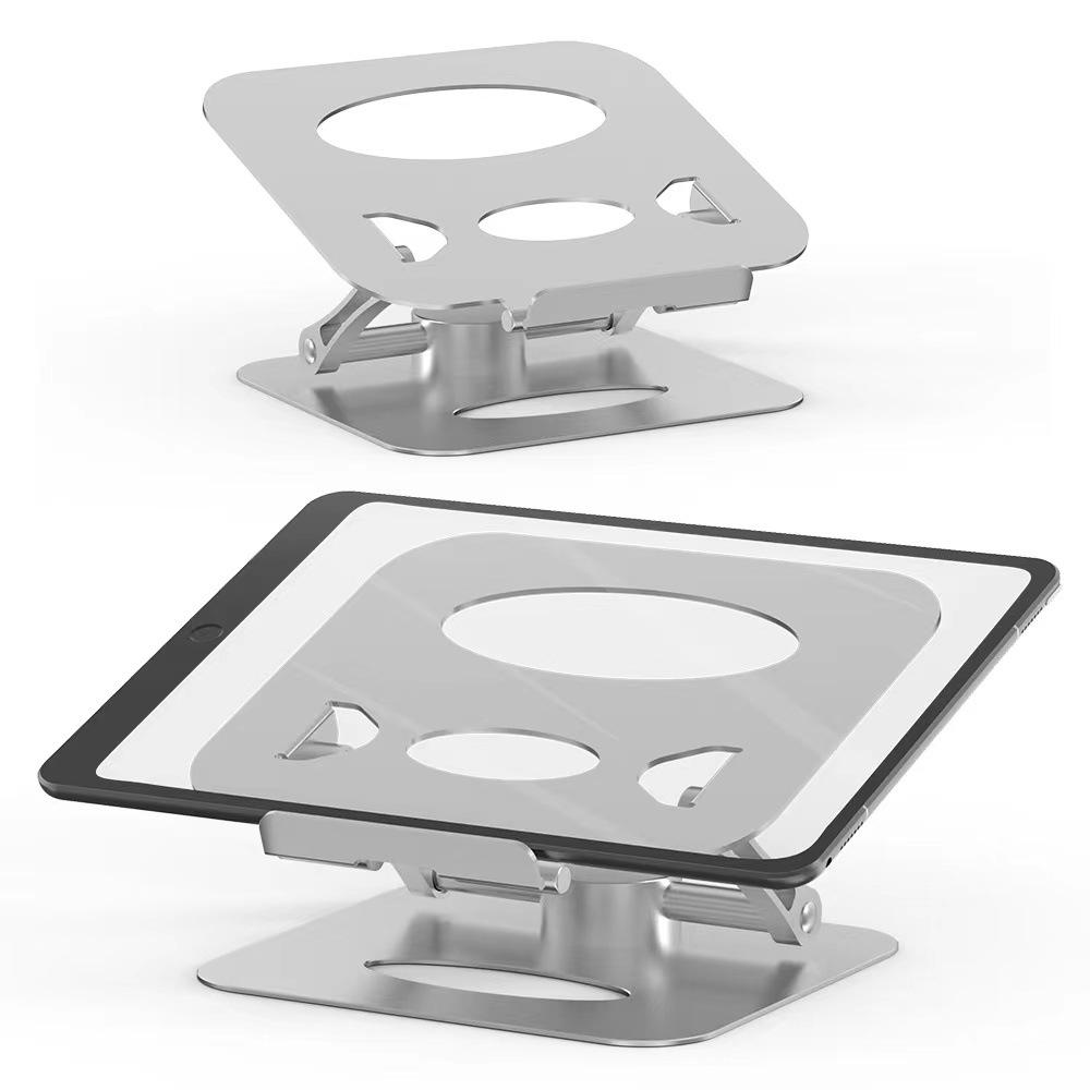 2026 German Aluminum Alloy Laptop Stand, 360° Rotating, Height Adjustable, Foldable