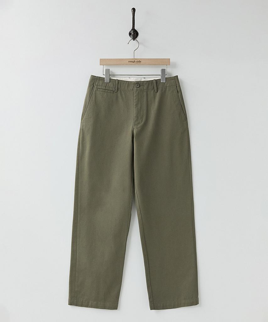 Leopeusaideu Officer Chino Pants Olive Drab