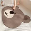 Silk Circle Bathroom Non-Slip Mat, Shower Room, Bathroom Floor Mat, Hollow Drain Drainage Mat, Children'S Bath Anti-Drop Foot Mat