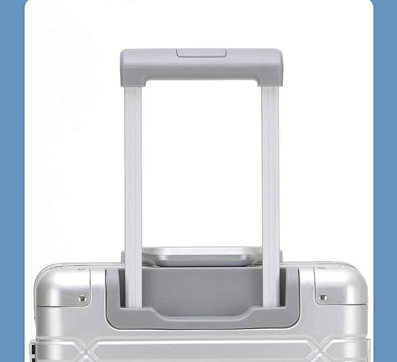 Red Aluminum-Magnesium Alloy Carry-On Suitcase - Wedding Dowry, Bridesmaid Gift, Travel Luggage