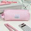 Portable Fabric Pen Case With Large Capacity For Students And Office Use