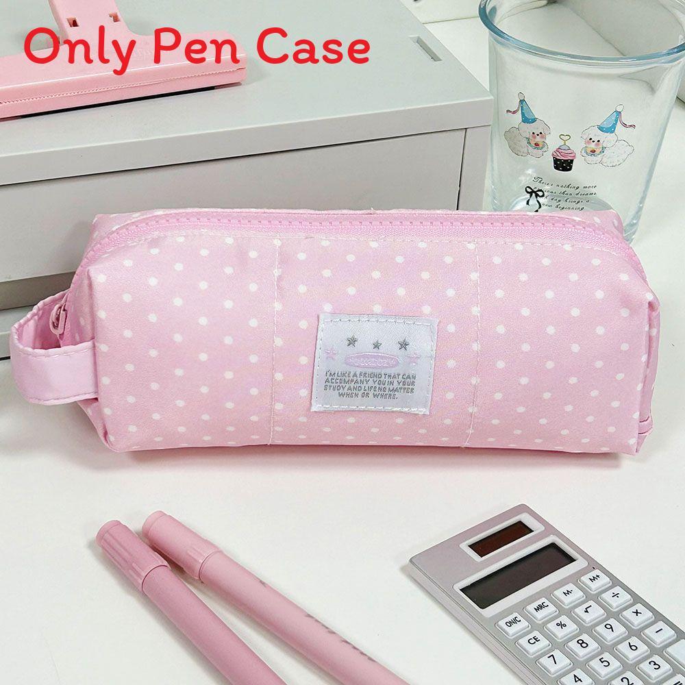 Portable Fabric Pen Case With Large Capacity For Students And Office Use