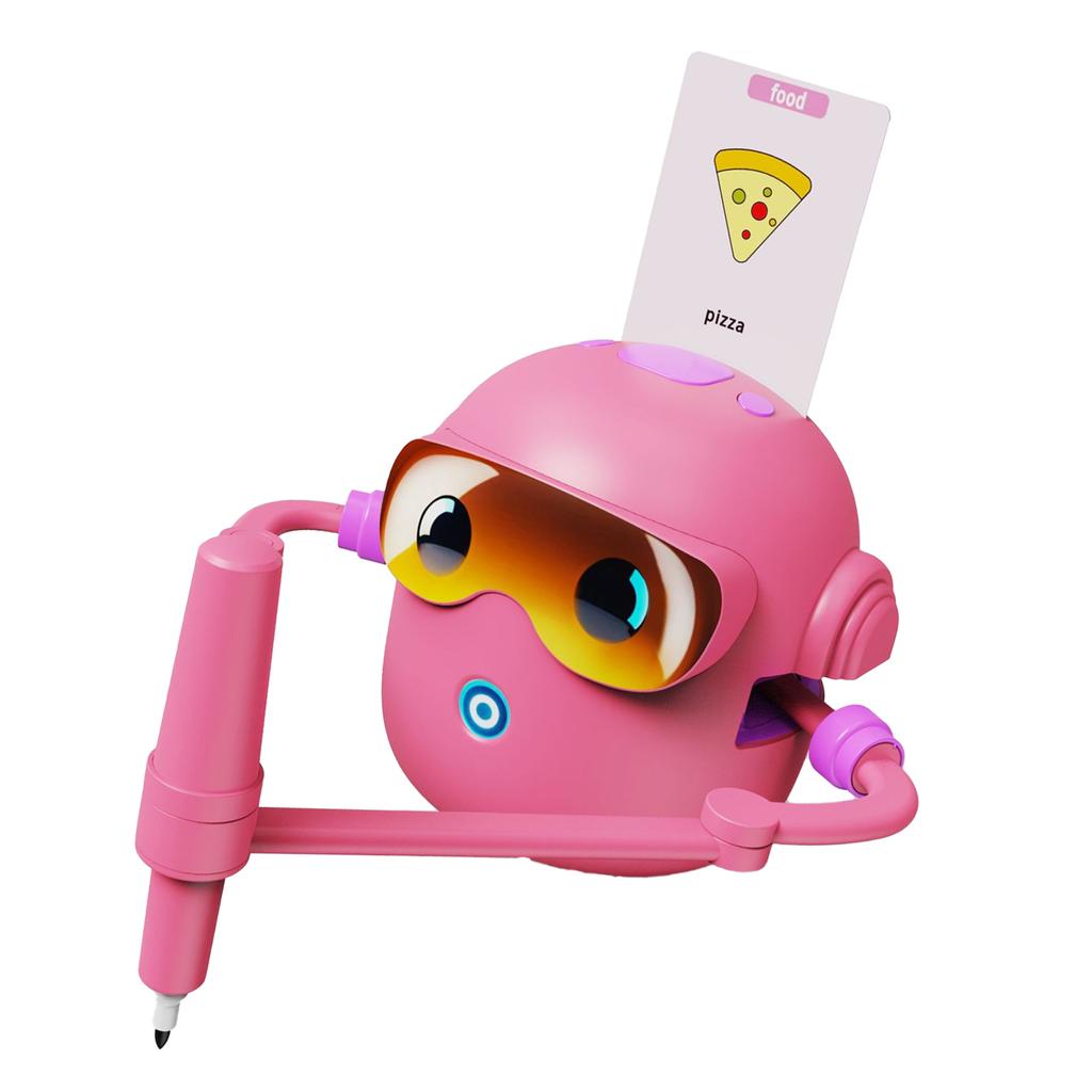 Drawing Robot Early Educational Automatic Painting Learning Toy with 100 Cards and Color Pens for Kids