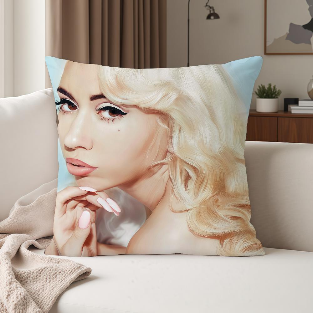 Singer Pop KKali Uchis Pillow Case Suitable For Bedrooms Living Rooms Cars Home Decoration